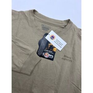 5.11 Tactical Series Mens Long Sleeve Flash Mock‎ Shirt XXL Fire Retardant Beige